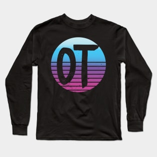 OT Occupational Therapy Therapist Month Gift graphic Long Sleeve T-Shirt